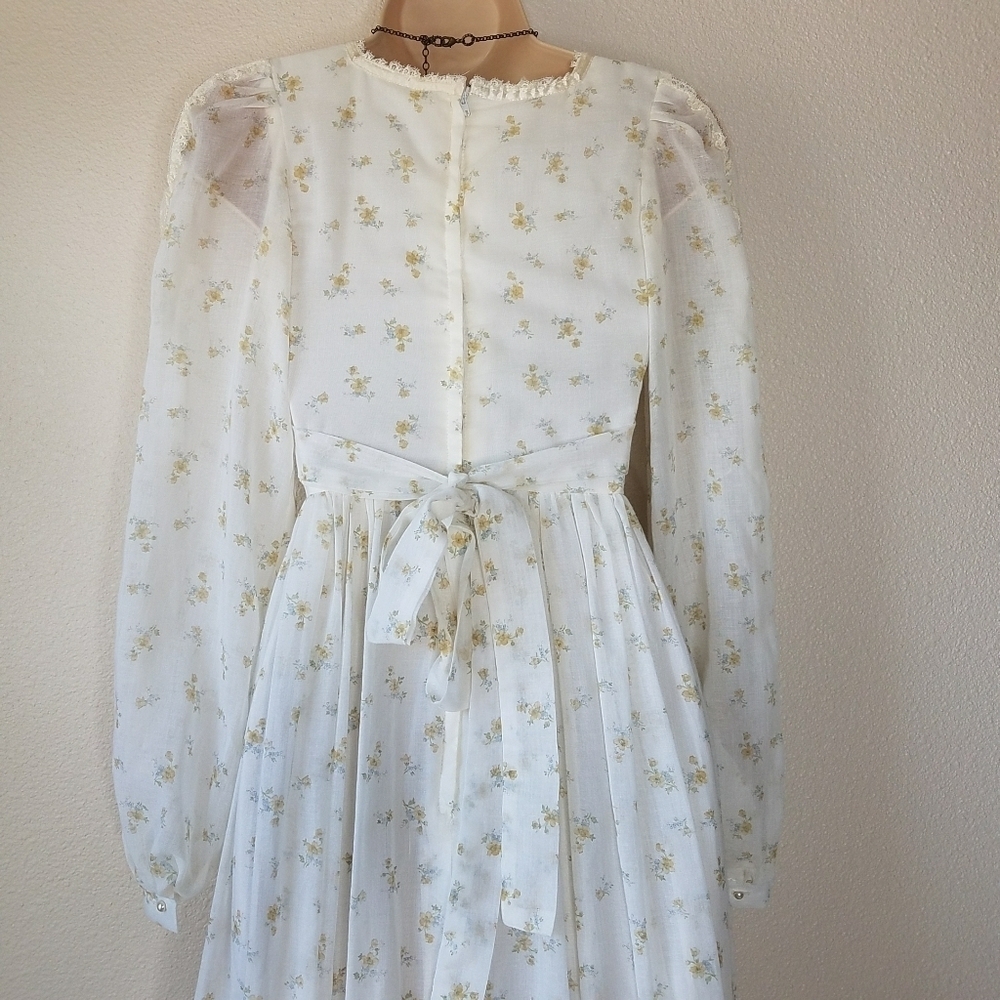Gunne Sax by Jessica Vintage Maxi Prairie Dress - Picture 2 of 14